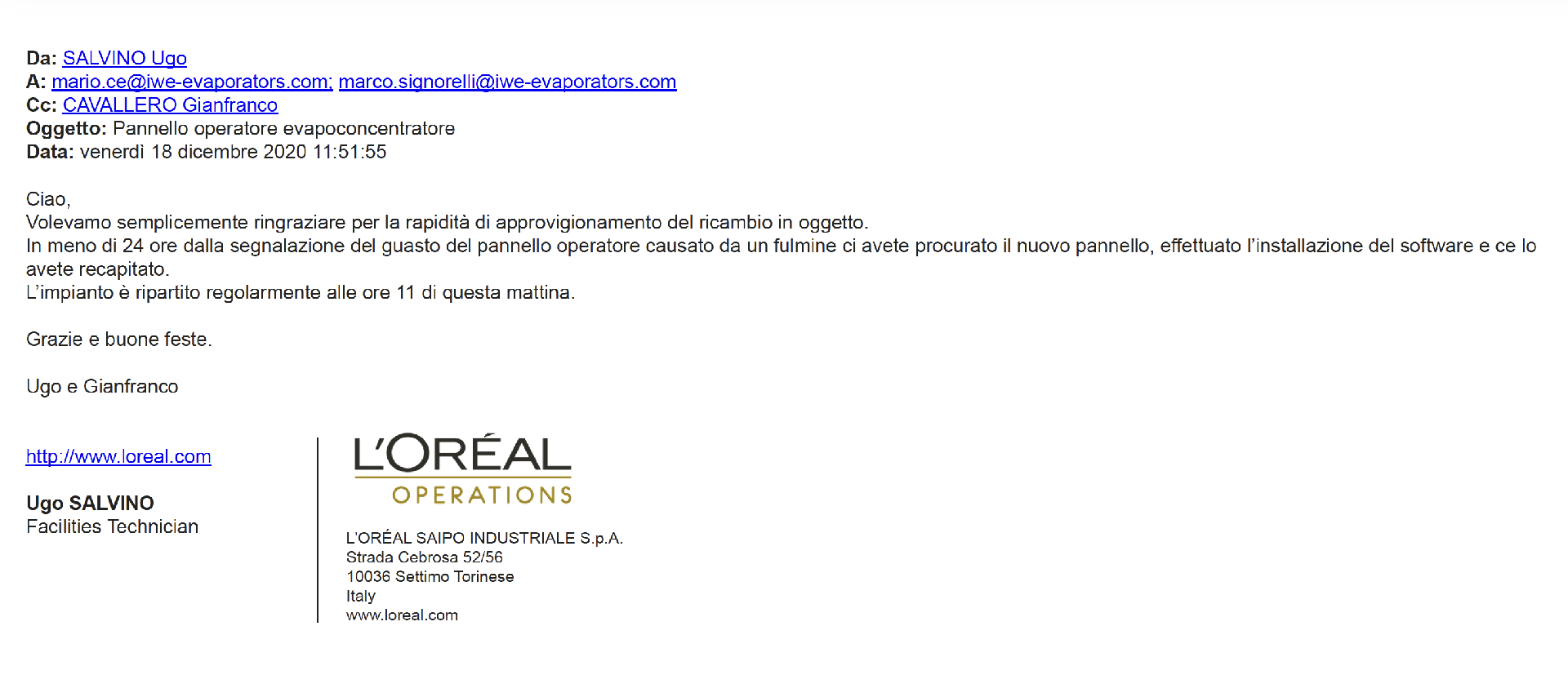 IWE Oreal